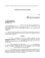 TERCERIA EXCLUYENTE DE DOMINIO
