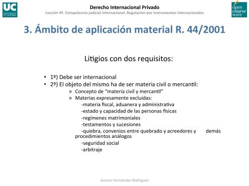 Derecho Internacional Privado