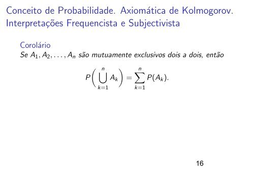 PROBABILIDADES E ESTATÍSTICA