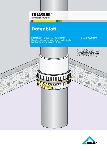 Datenblatt FRIASEAL universal Typ ES-VS 03-2010