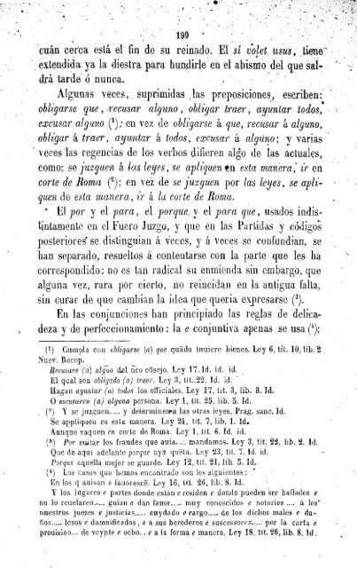 Progreso y vicisitudes del idioma castellano en nuestros cuerpos ...