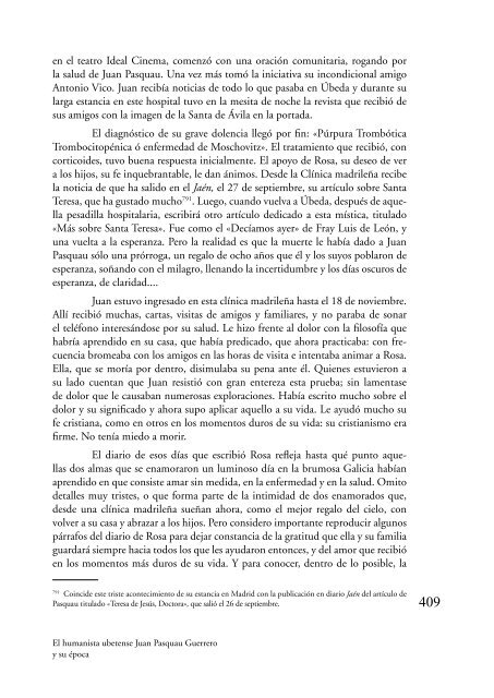 El Humanista ubetense Juan Pasquau Guerrero y su época