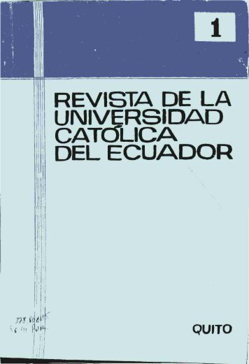 Revista 01.pdf - Pontificia Universidad Católica del Ecuador