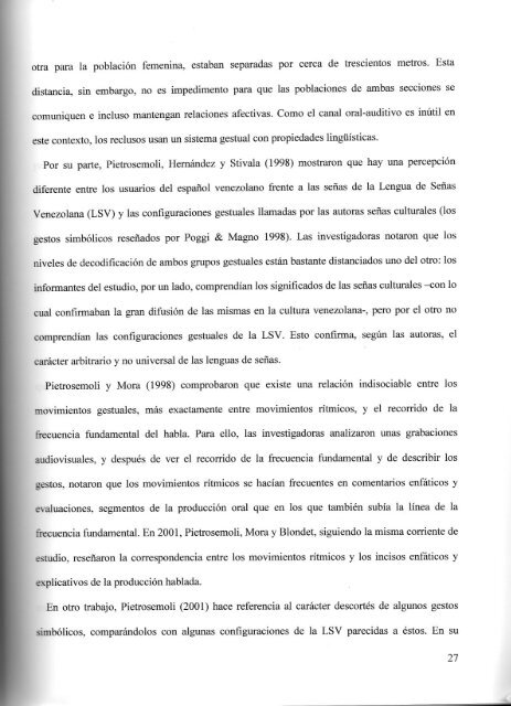 Gestualidad y Estructura Narrativa - Saber ULA - Universidad de ...
