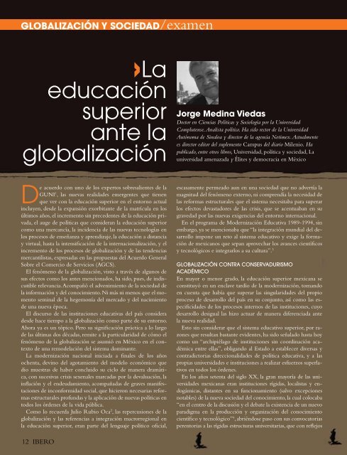 Globalización y sociedad - Universidad Iberoamericana