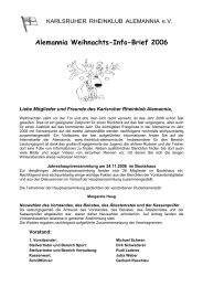 Infobrief 12/2006 - Karlsruher Rheinklub Alemannia eV