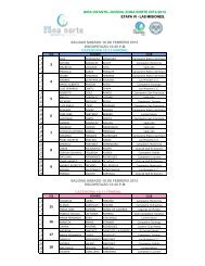 gira infantil-juvenil zona norte 2012-2013 etapa vi - las ... - ACGN