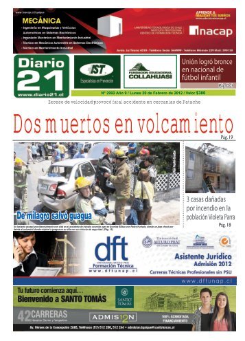 De milagro salvó guagua - Diario 21