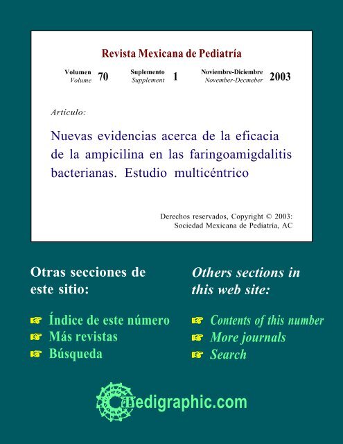 Nuevas evidencias acerca de la eficacia de la ... - edigraphic.com