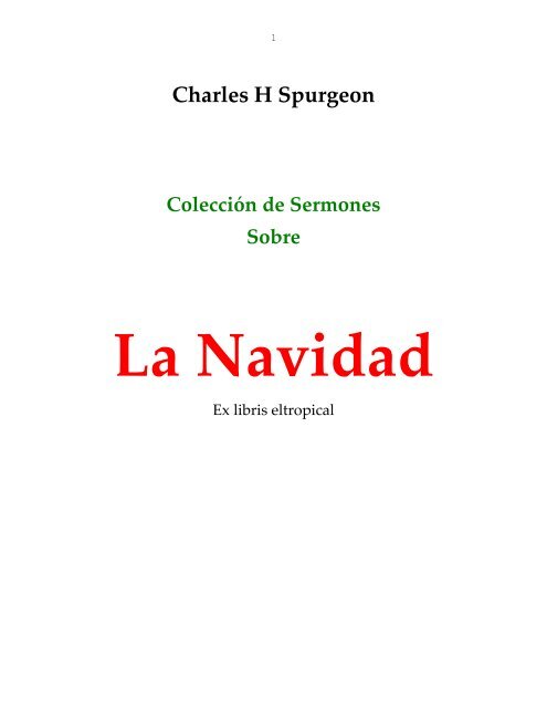 Un Sermón de Navidad