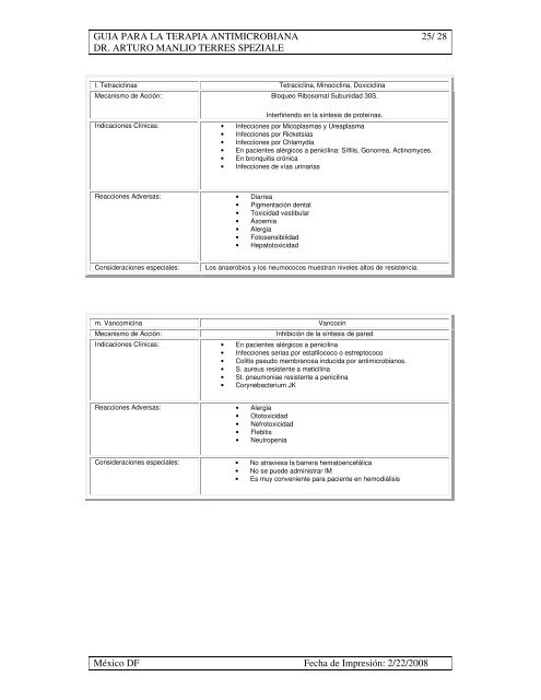 GUIA PARA LA TERAPIA ANTIMICROBIANA - qualitat