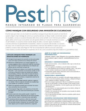 School IPM Pest Info - Safely Managing a Cockroach Infestation ...
