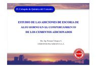 estudio de las adiciones de escoria de alto horno en el ... - Asocem