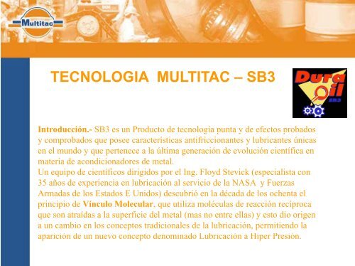 Fundamentos de Lubricación - multitac