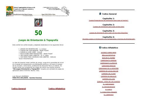 50 Juegos de Orientación & Topografía - Campamentos Educativos ...