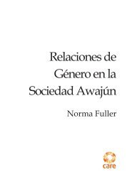 Relaciones de Género en la Sociedad Awajún - Care Perú