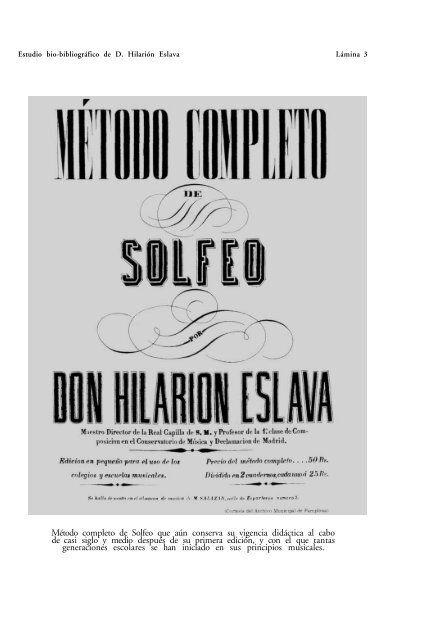 Estudio bio-bibliográfico de Don Hilarión Eslava - Dialnet