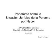 Panorama sobre la Situación Jurídica de la Persona por Nacer