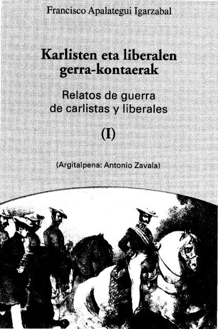 Karlisten eta liberalen gerra-kontaerak , Relatos de ... -