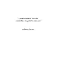 Apuntes sobre la relación entre mito e imaginario romántico