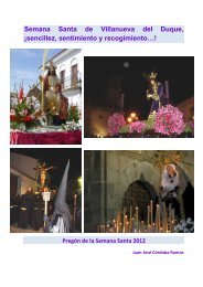 Pregón de la Semana Santa 2012 - Villanueva del Duque