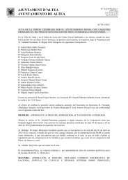 Pleno de 03 de de mayo de 2012 - ayuntamiento de altea