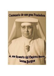 Centenario de una Gran Fundadora - Esclavas del Santisimo ...