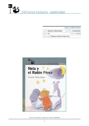 Nela y el Ratón Pérez - Alfaguara Infantil