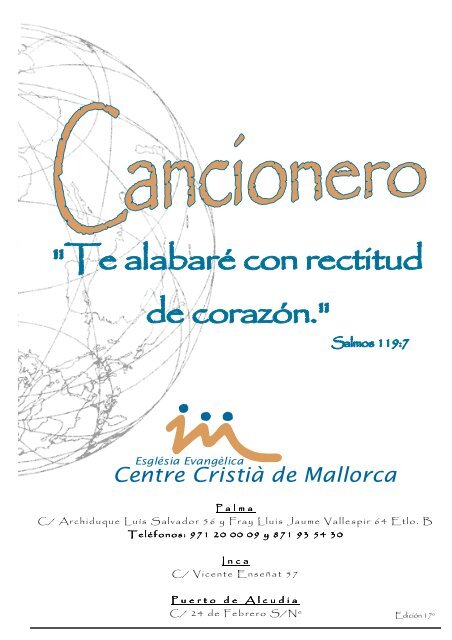 cancionero - Iglesia Evangélica - Centre Cristià de Mallorca cancionero - Iglesia Evangélica - Centre Cristià de Mallorca