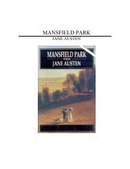 Mansfield Park - Educando