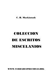 COLECCION DE ESCRITOS MISCELANIOS - Tesoros Cristianos