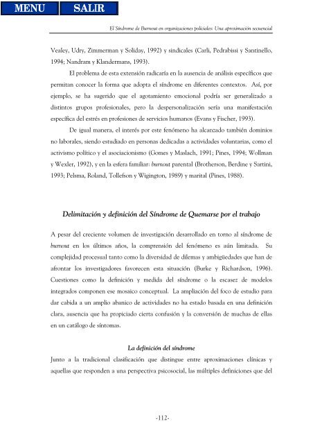 El Síndrome de Burnout en organizaciones policiales - Biblioteca ...