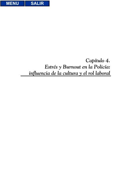 El Síndrome de Burnout en organizaciones policiales - Biblioteca ...