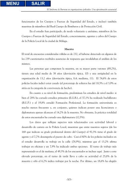 El Síndrome de Burnout en organizaciones policiales - Biblioteca ...