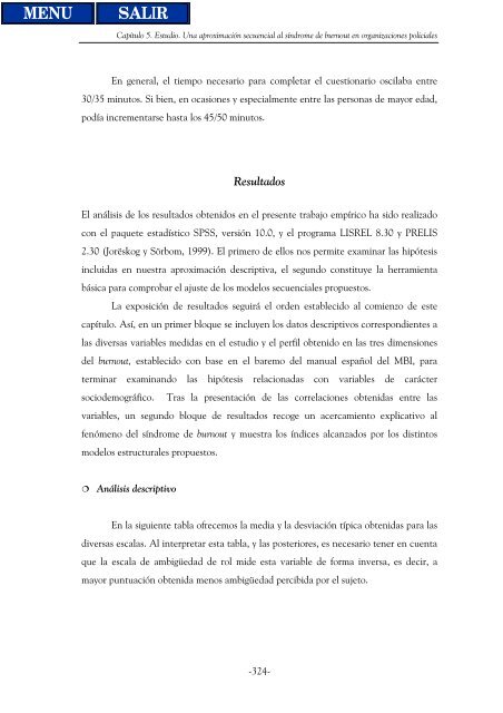 El Síndrome de Burnout en organizaciones policiales - Biblioteca ...