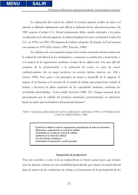 El Síndrome de Burnout en organizaciones policiales - Biblioteca ...