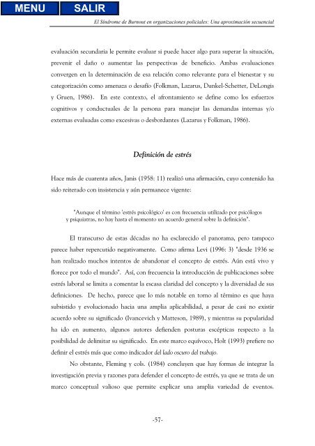 El Síndrome de Burnout en organizaciones policiales - Biblioteca ...