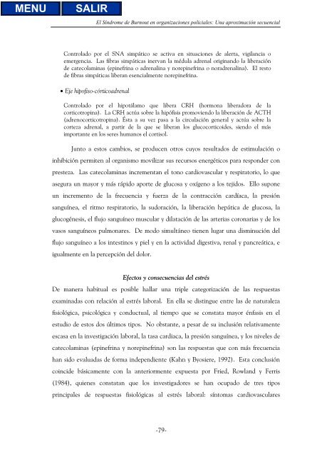 El Síndrome de Burnout en organizaciones policiales - Biblioteca ...