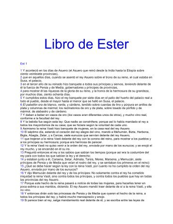 Libro de Ester - Cuentos de un Pueblo Raro