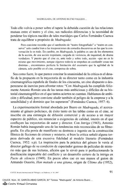 Madrugada - Centro Virtual Cervantes