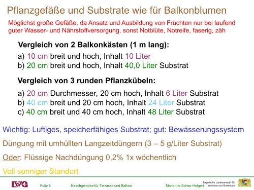 Vortrag Naschgemüse von Marianne Scheu-Helgert