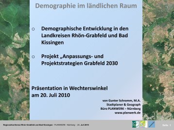 „demographischer Wandel“? - Landkreis Bad Kissingen