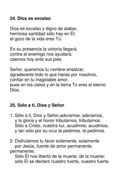 1. Agnus Dei Aleluya, aleluya. Nuestro Dios, Salvador, reina hoy ...