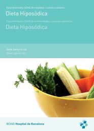 Dieta Hiposódica Dieta Hiposòdica - Hospital de Barcelona