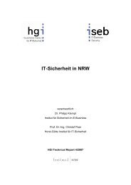 IT-Sicherheit in NRW - Horst Görtz Institut für IT-Sicherheit - Ruhr ...