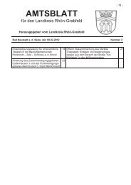 Amtsblatt im pdf-Format zum download - Landkreis Rhön-Grabfeld