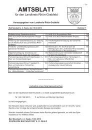 Amtsblatt im pdf-Format zum download - Landkreis Rhön-Grabfeld