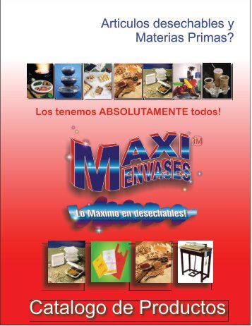 bajar catalogo de productos - Maxi Envases