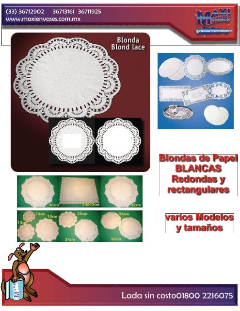 bajar catalogo de productos - Maxi Envases