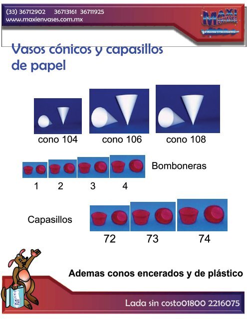 bajar catalogo de productos - Maxi Envases